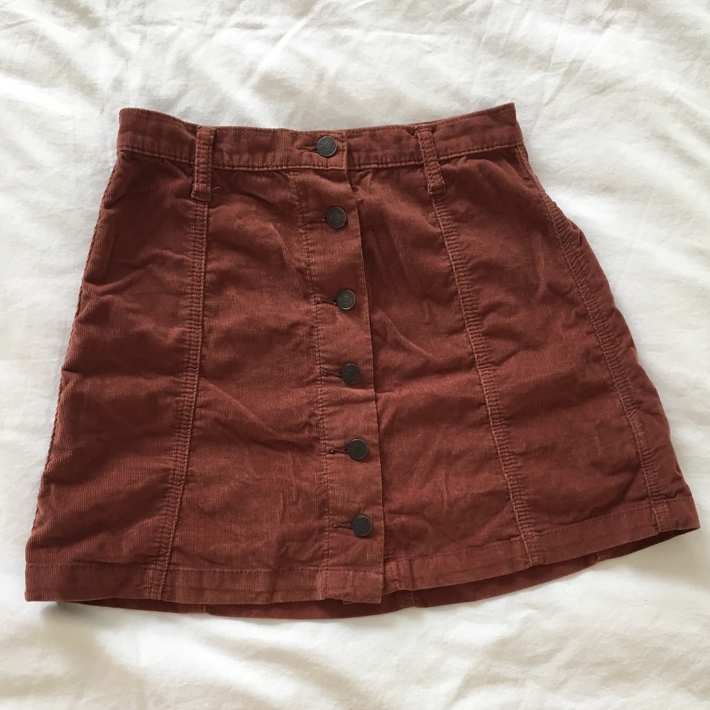 BDG A-line corduroy skirt